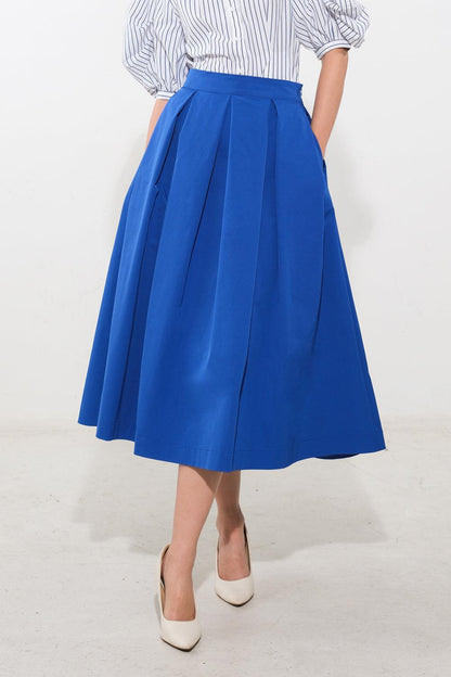 Love of Mine Woven Midi Skirt