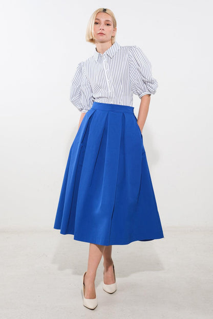 Love of Mine Woven Midi Skirt