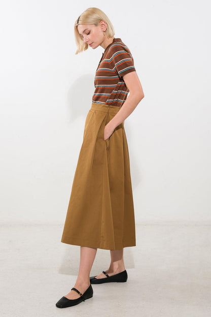 Love of Mine Woven Midi Skirt