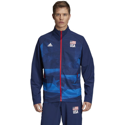 adidas Men's Usa Volleyball Warmup Jacket