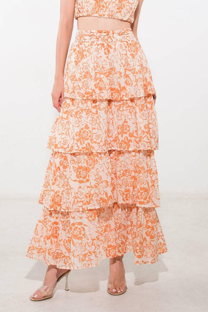 There in My Mind Woven Maxi Skirt