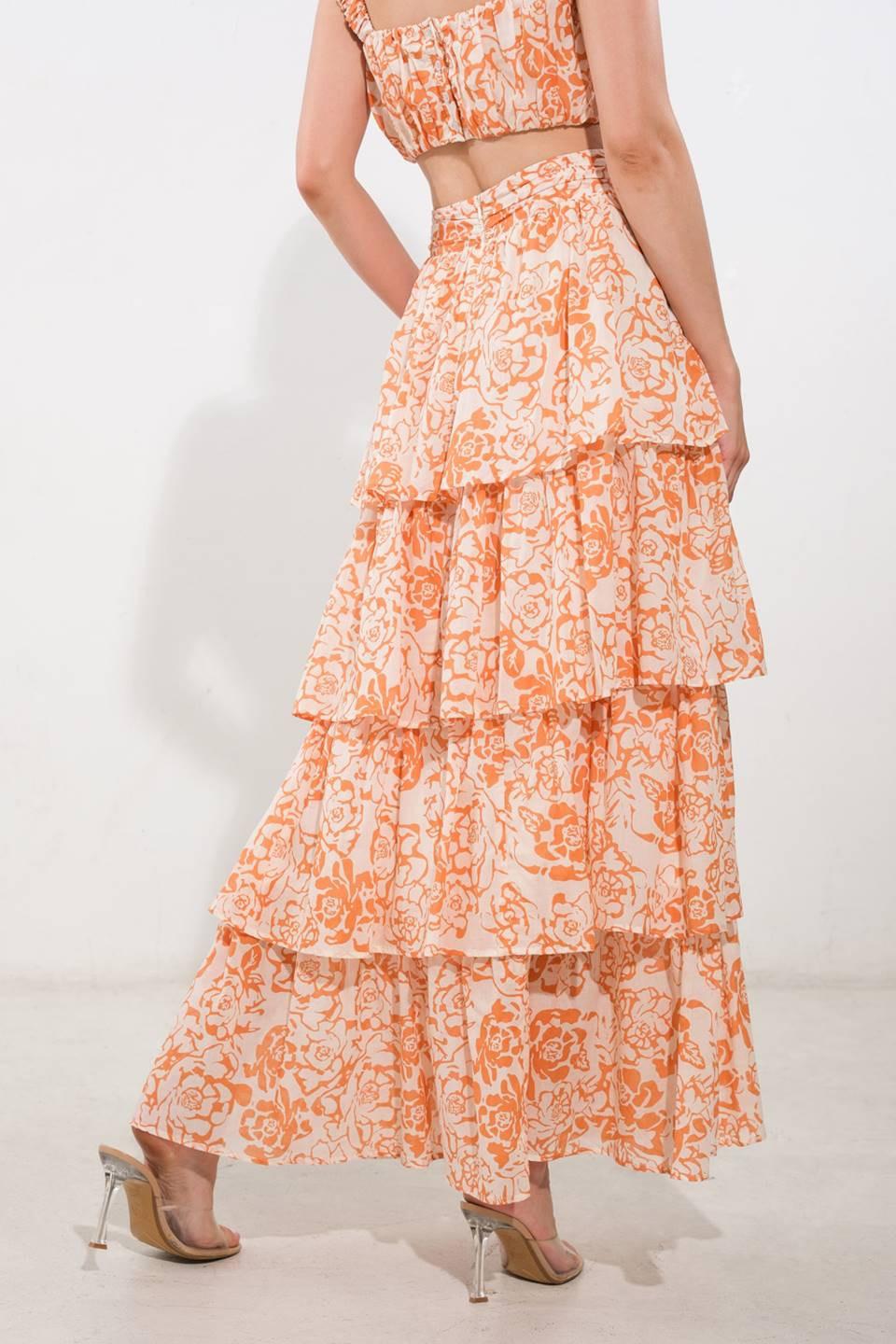 There in My Mind Woven Maxi Skirt