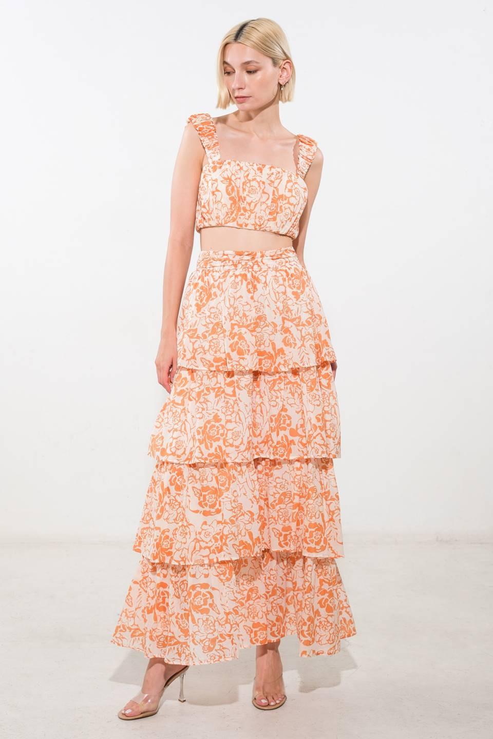 There in My Mind Woven Maxi Skirt