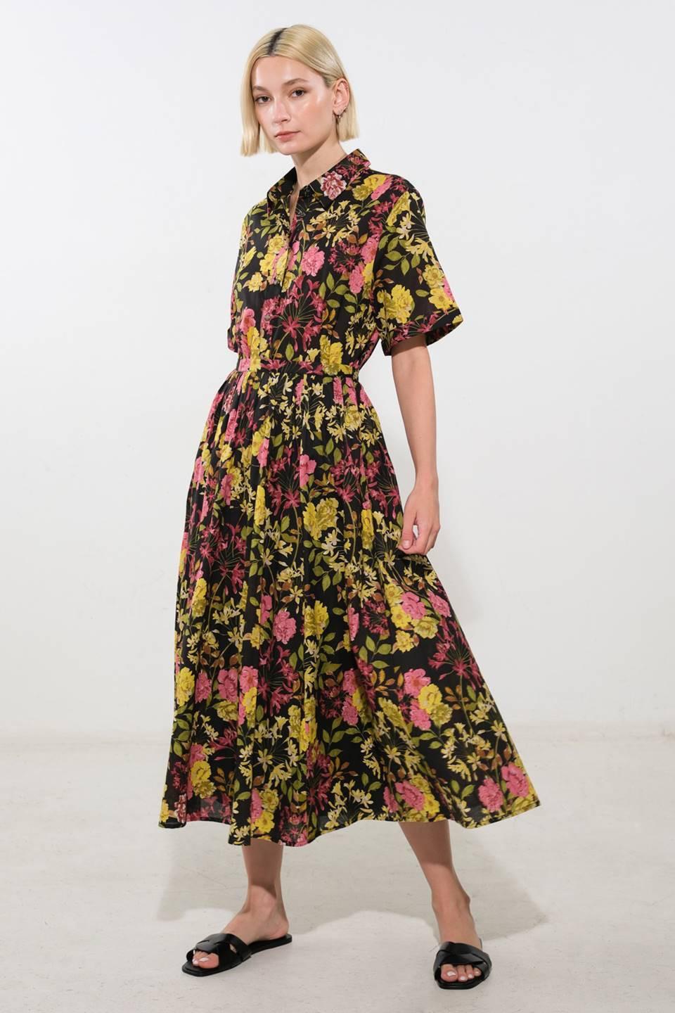 Love You More Woven Midi Skirt