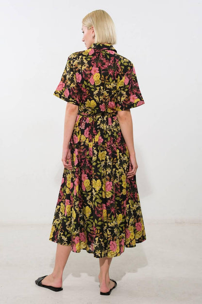 Love You More Woven Midi Skirt