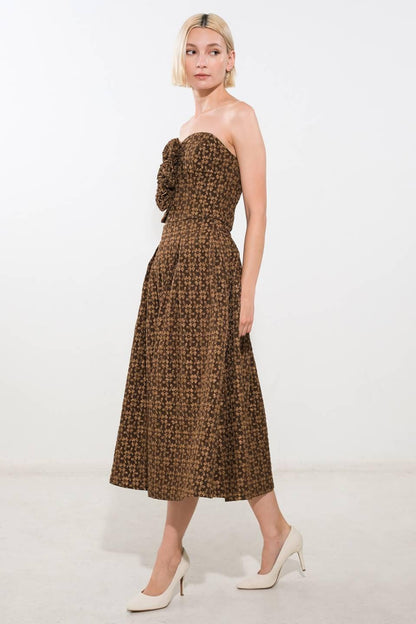 Upgraded Event Woven Midi Skirt