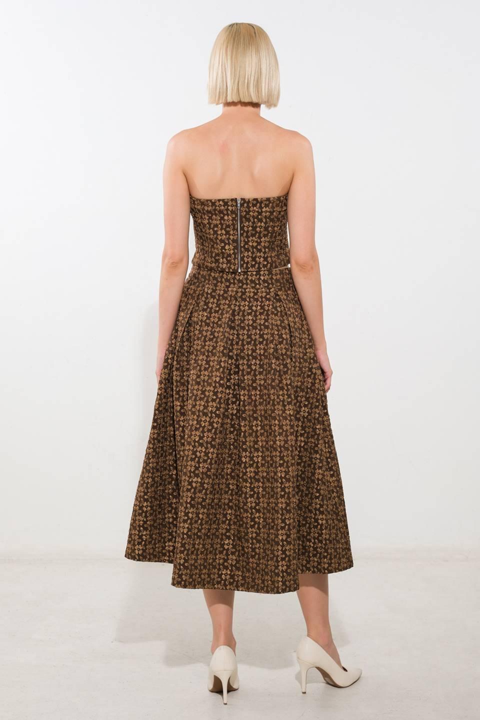 Upgraded Event Woven Midi Skirt