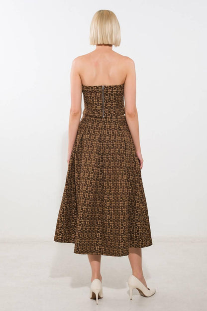 Upgraded Event Woven Midi Skirt