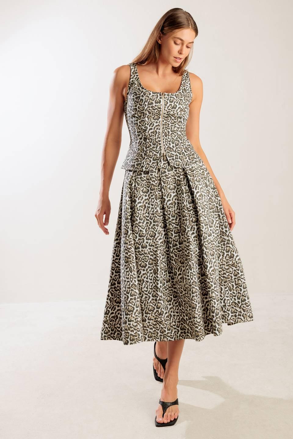 Something Special Woven Midi Full Skirt