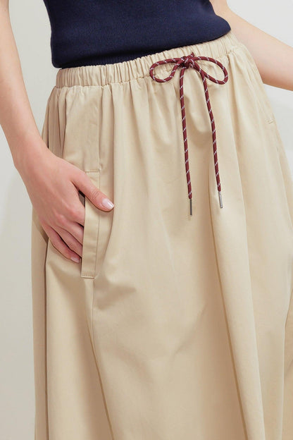 Weekend Parisian Woven Midi Skirt