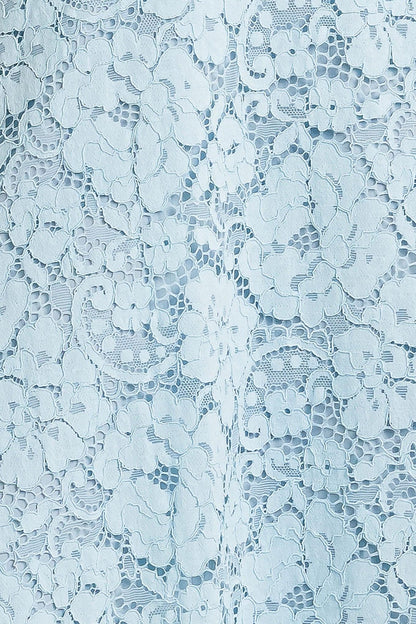 Purely Romantic Woven Lace Midi Skirt