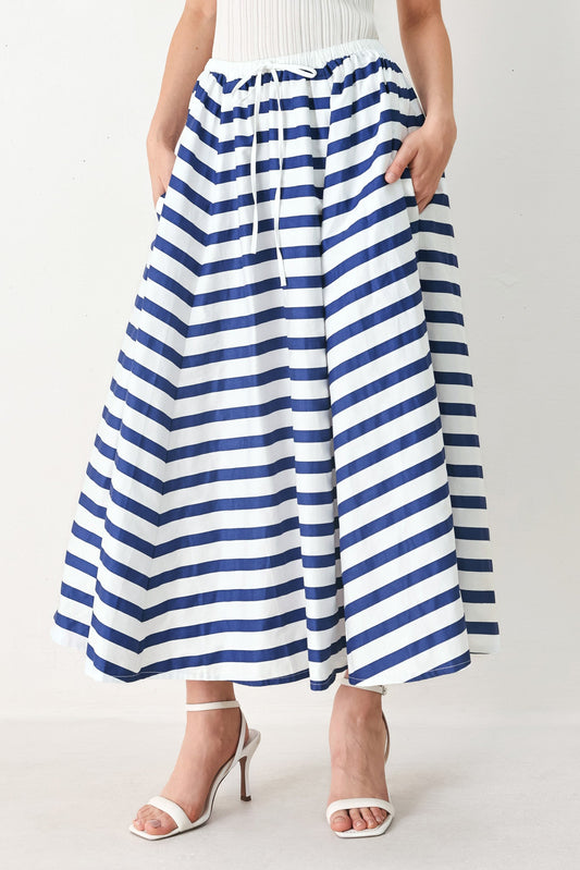 Nautical Nights Woven Full Skirt