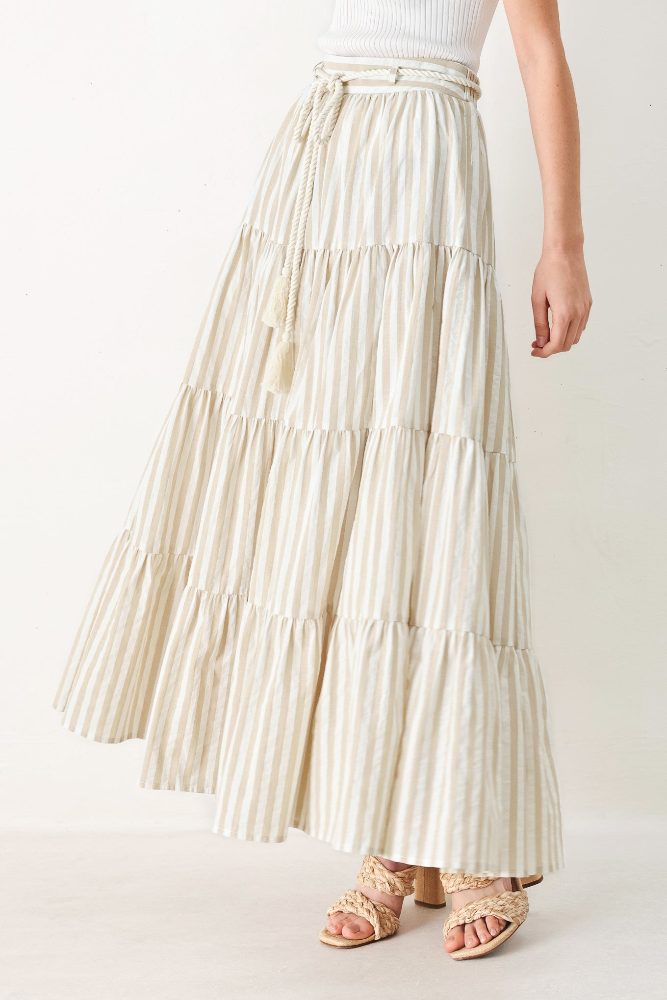 Hamptons Weekend Woven Maxi Skirt