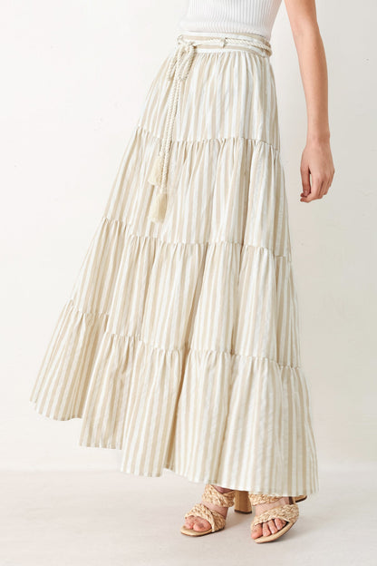 Hamptons Weekend Woven Maxi Skirt