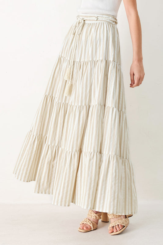 Hamptons Weekend Woven Maxi Skirt
