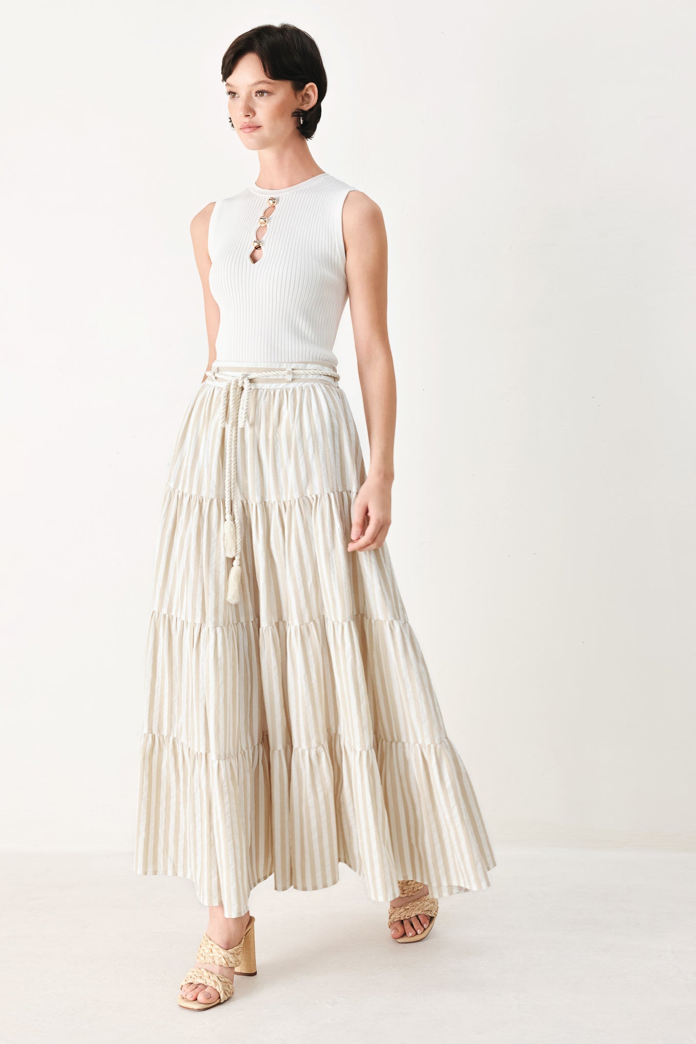 Hamptons Weekend Woven Maxi Skirt