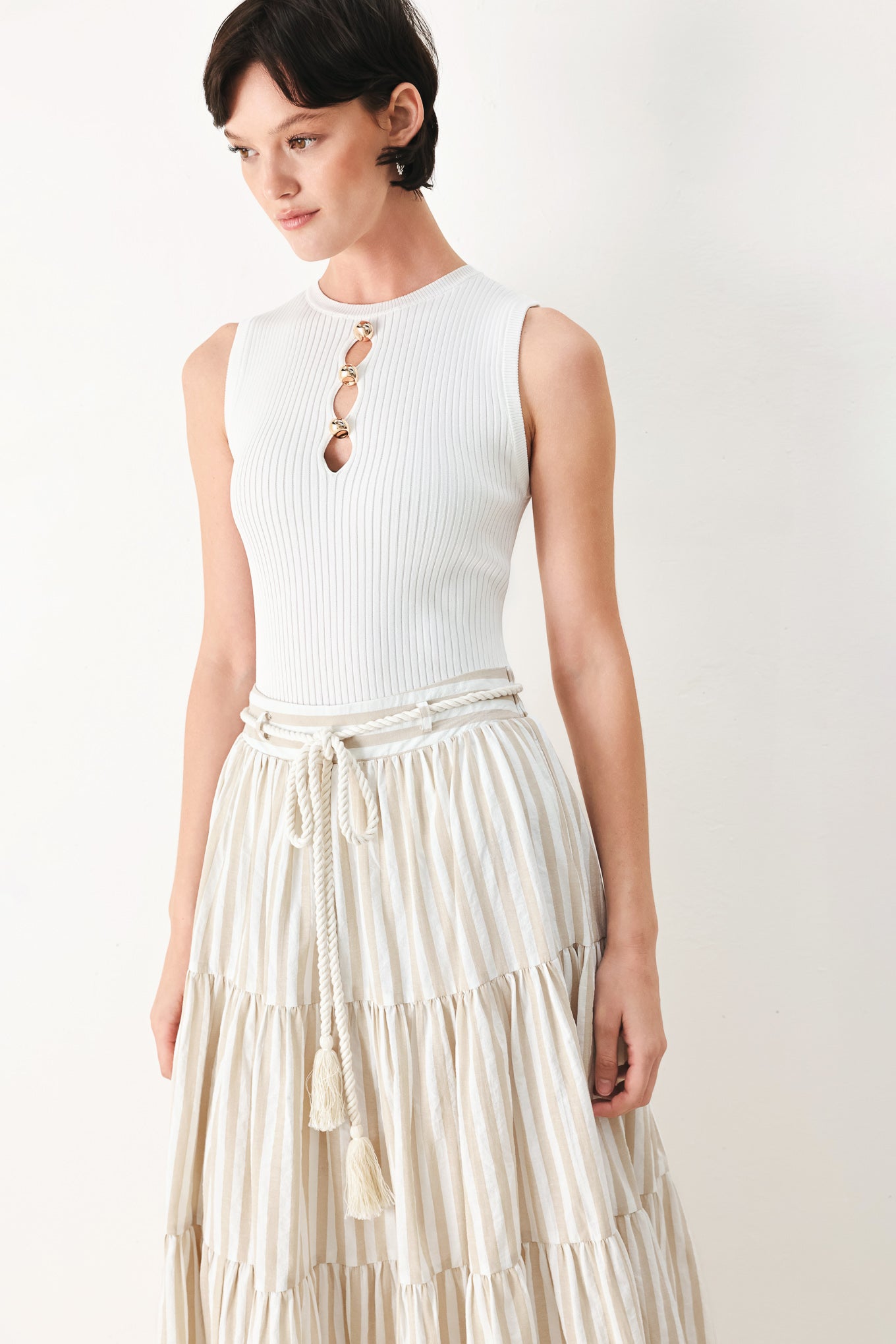 Hamptons Weekend Woven Maxi Skirt