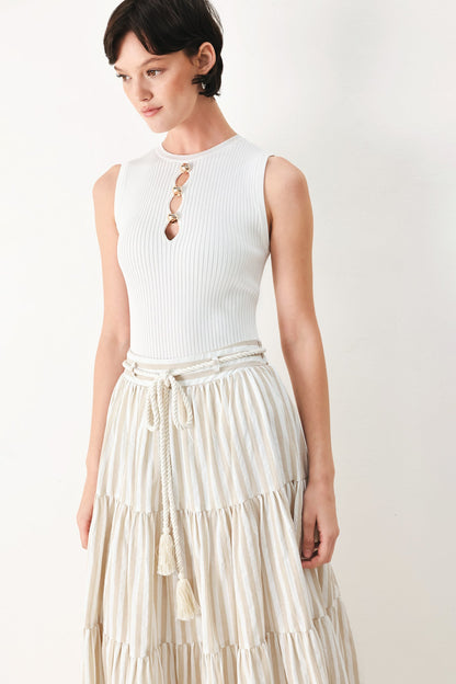 Hamptons Weekend Woven Maxi Skirt