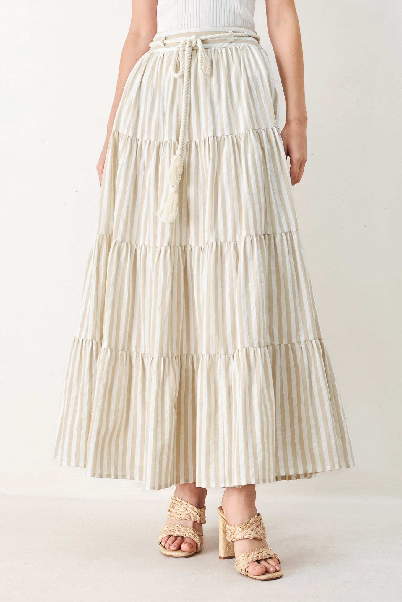 Hamptons Weekend Woven Maxi Skirt
