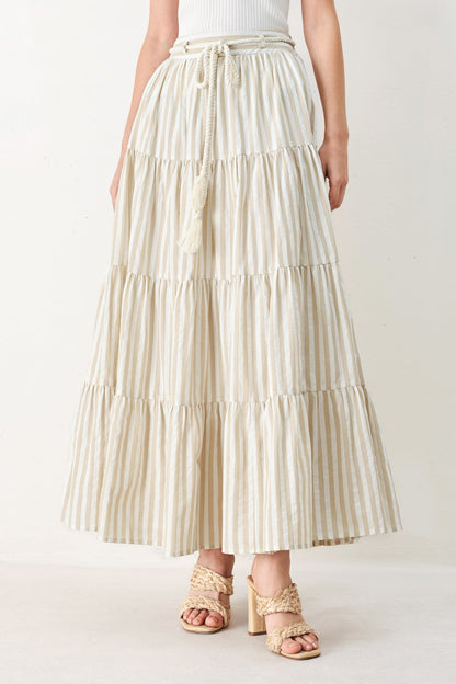 Hamptons Weekend Woven Maxi Skirt