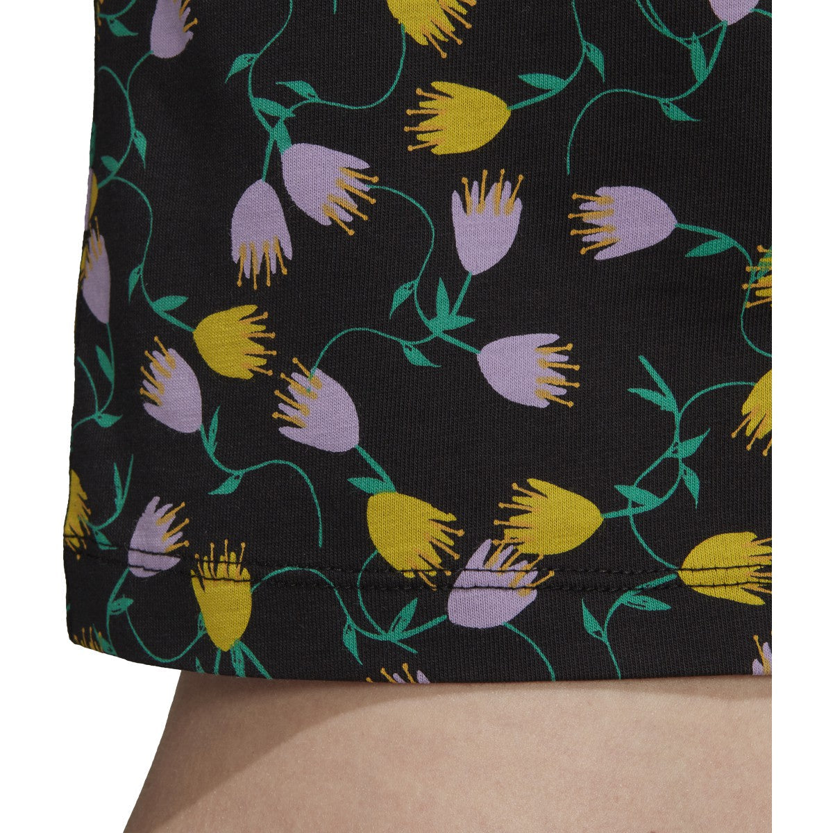 adidas Women's Allover Print Crop Top - Fl4108