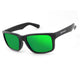 Matte Black w/ Green Revo Polarized