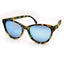 Matte Transparent Gray Tortoise Blue Revo Polarized