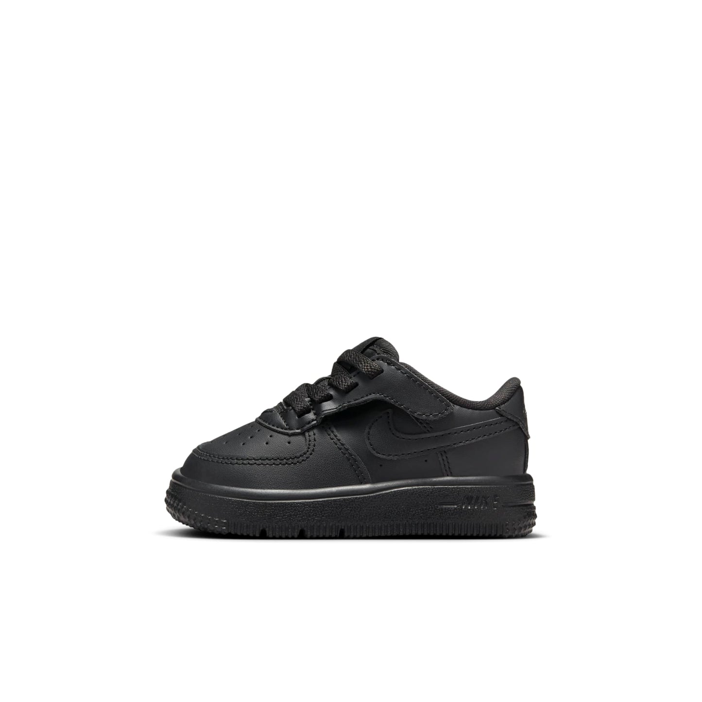 Nike Toddlers Air Force 1 Low Easyon 'Triple Black' Td Sneakers