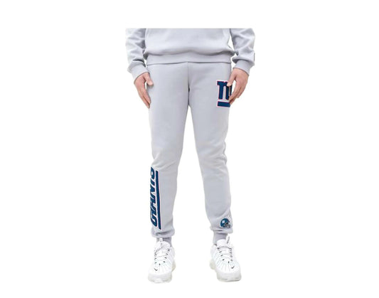 Pro Standard NFL New York Giants Logo Blended Men Jogger Pants Grey