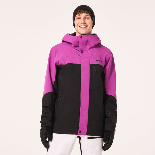 Oakley Men's Tnp Tbt Shell Jacket Purple/Blackout