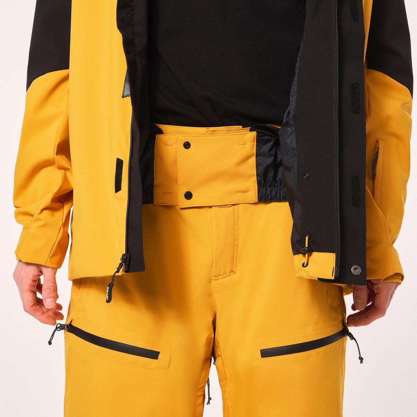 Men's Oakley Tnp Tbt Shell Jacket - Amber Yellow/Blackout