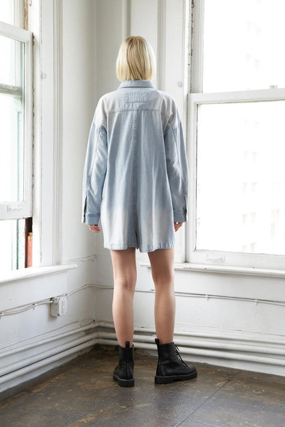 Turning Point Denim Romper