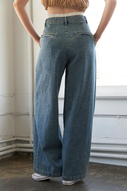 Somewhere up Above Denim Pants