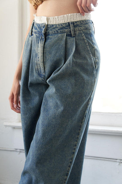 Somewhere up Above Denim Pants