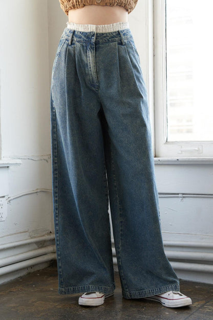 Somewhere up Above Denim Pants