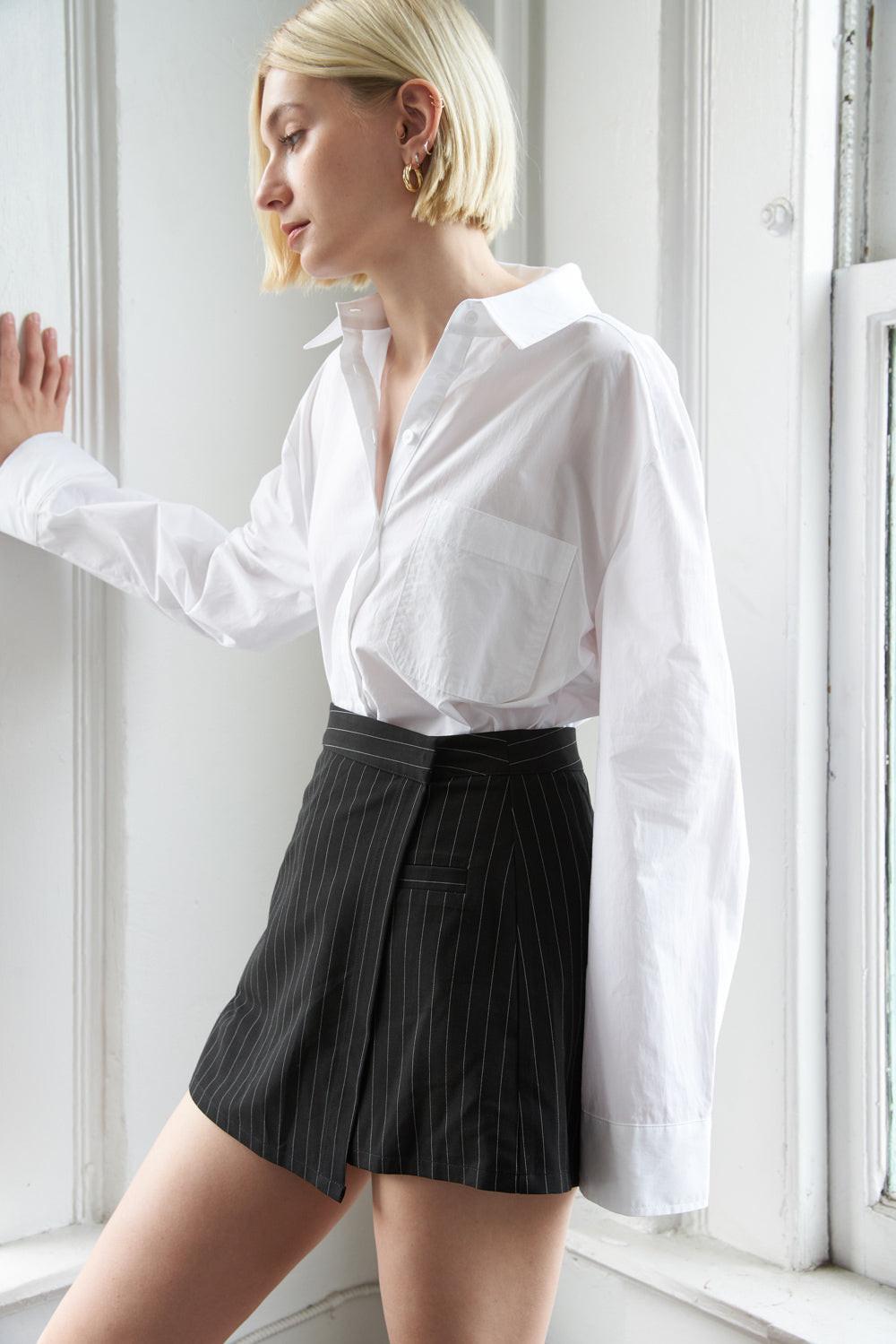 Small Town Roots Woven Skort