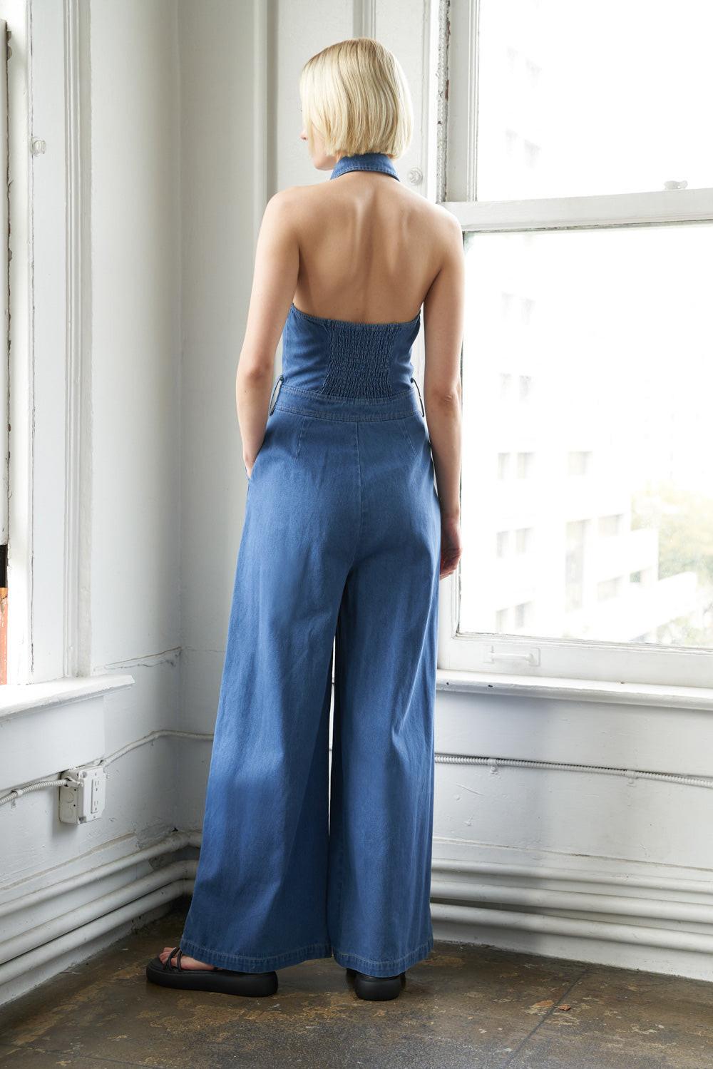 Serene Seasons Denim Jumpsuit