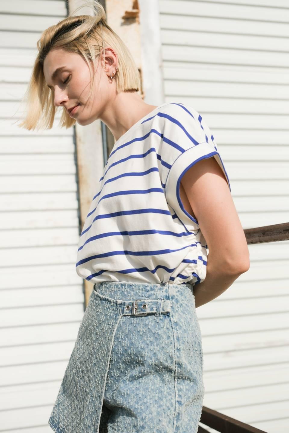 No One Prettier Denim Skort