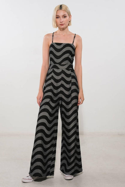 Let My Guard Down Denim Jumpsuit