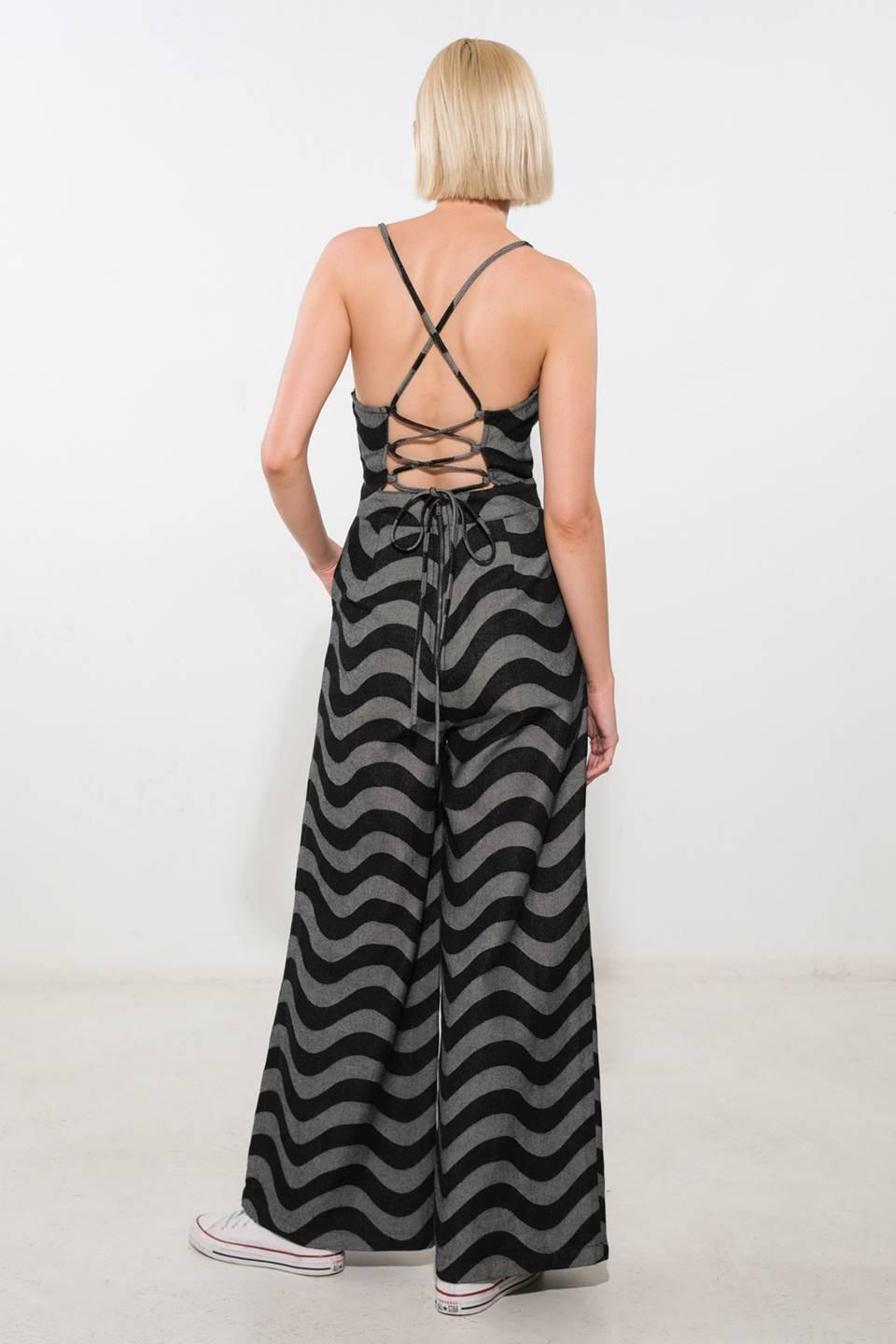 Let My Guard Down Denim Jumpsuit