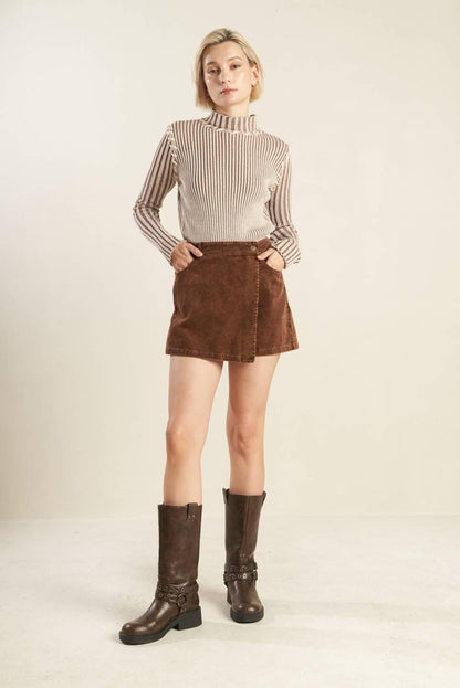 Escaping Reality Corduroy Skirt