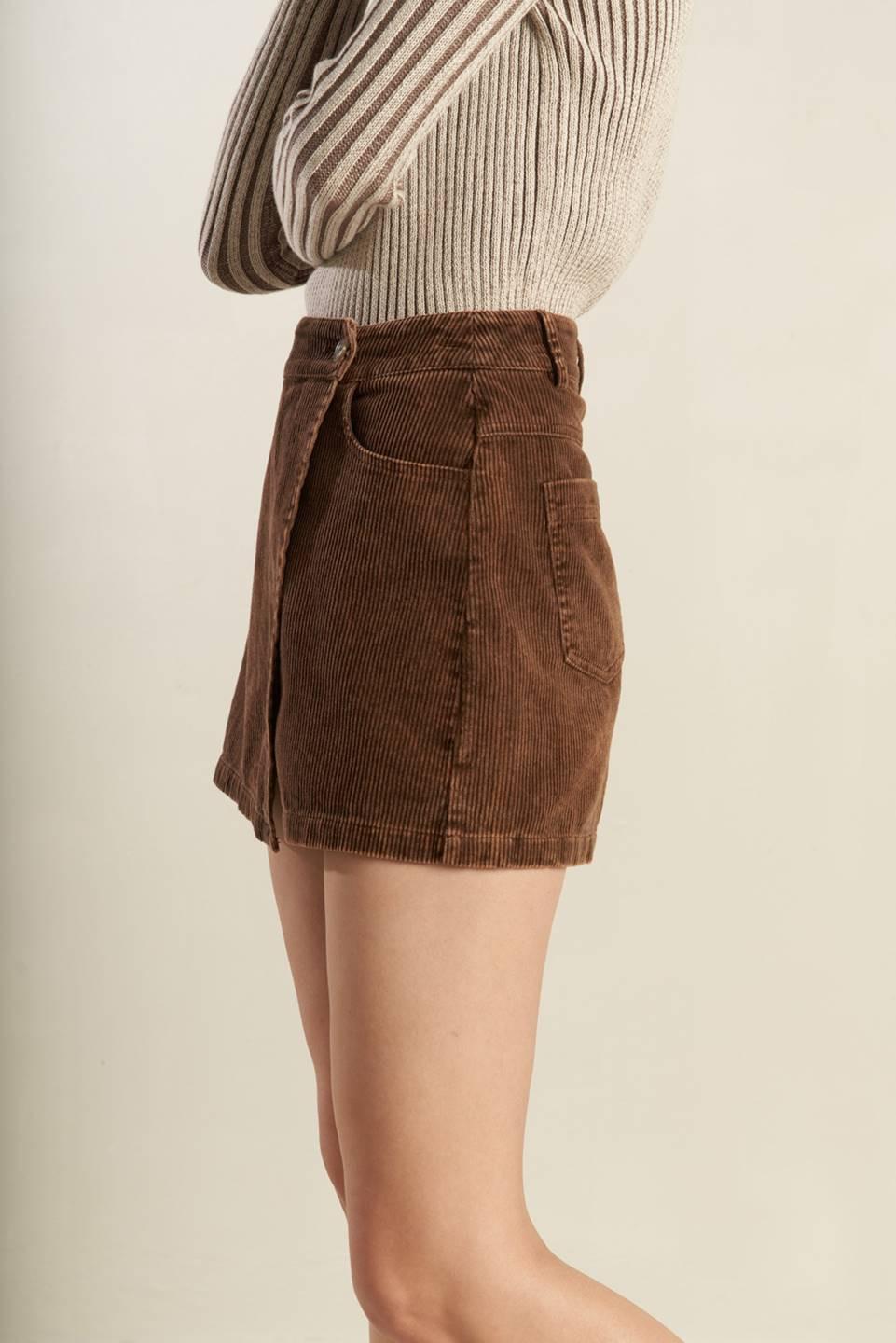 Escaping Reality Corduroy Skirt