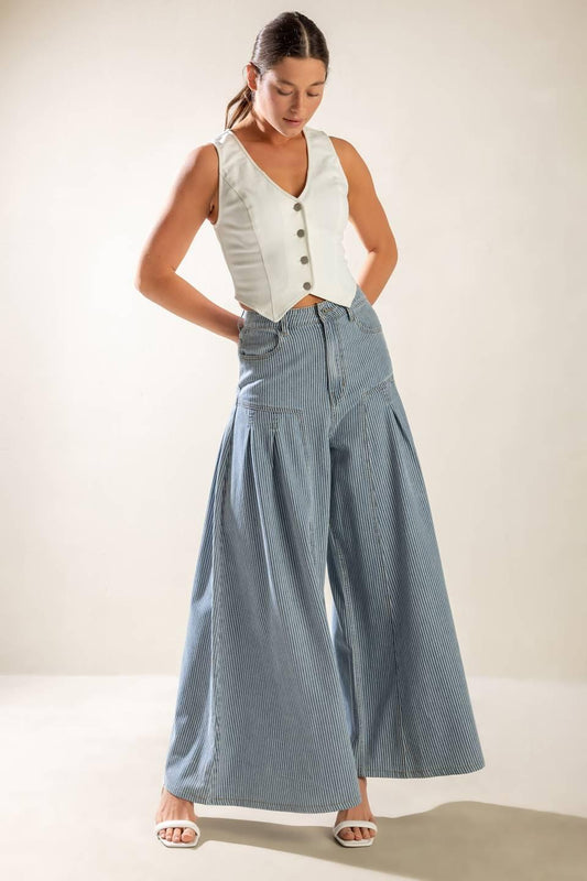 Rooftop Romance Denim Pants