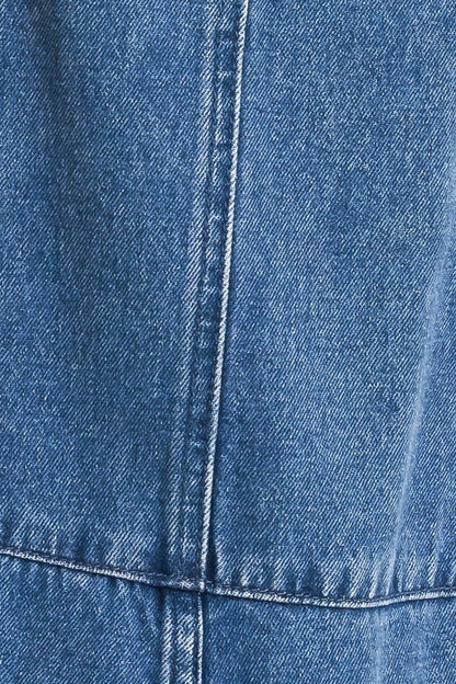Let Me Talk Denim Cargo Pants