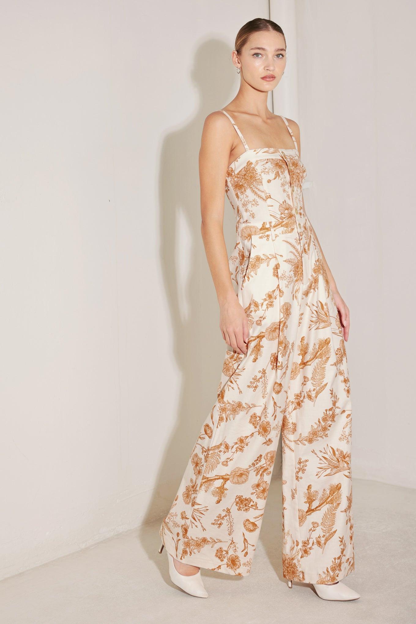 Tuscan Botanica Woven Jumpsuit