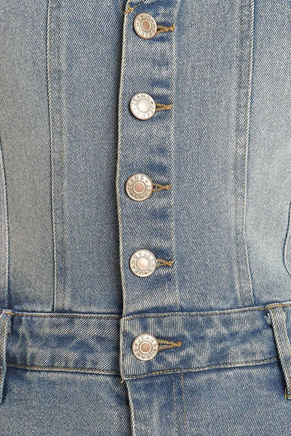 Walk With Me Denim Jumpsuit