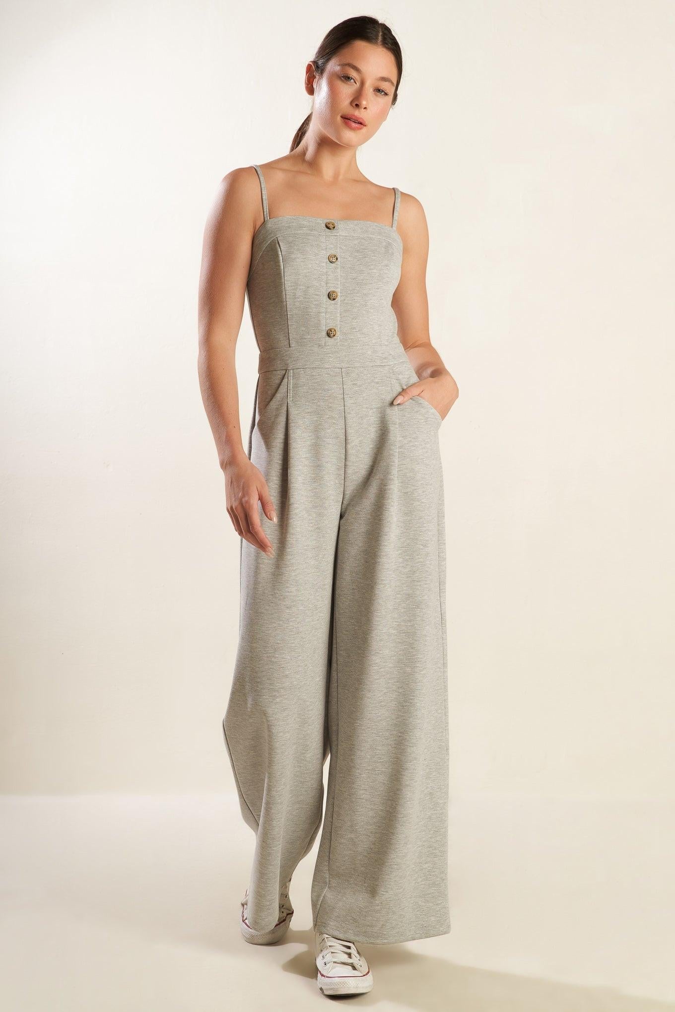 The Secret of Us Knit Jumpsuit