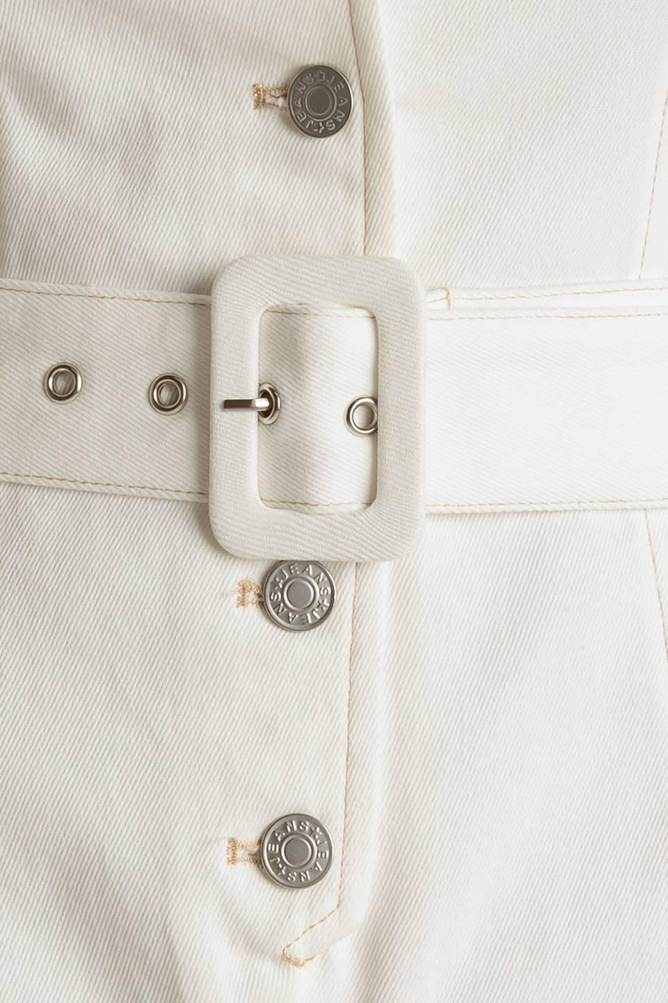 Take the Lead White Woven Romper
