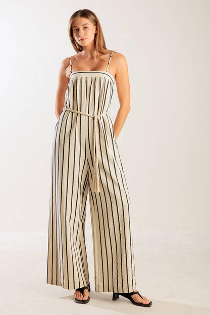 Just the Beginning Woven Jumpsuit