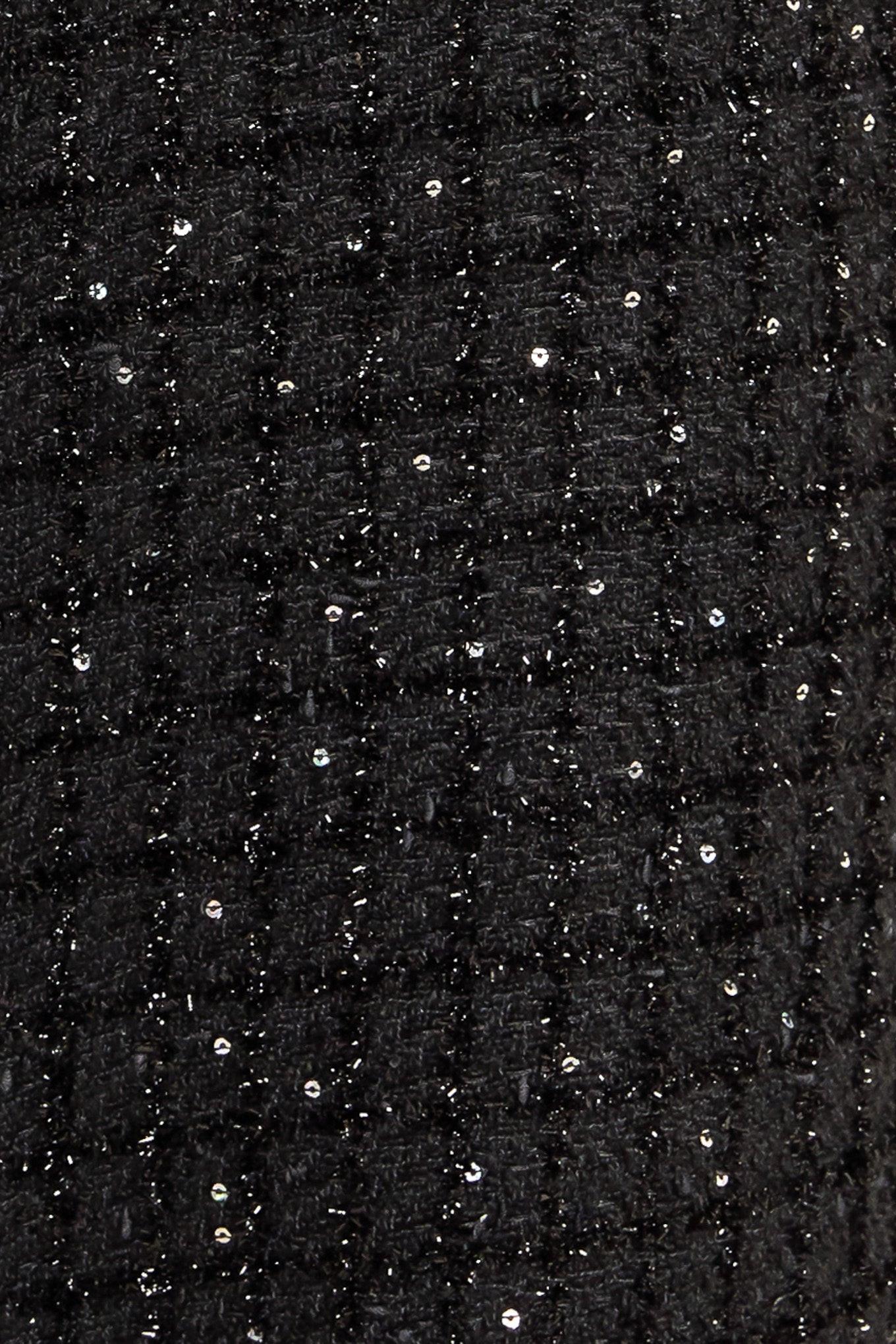 Spark Noir Tweed Jumpsuit